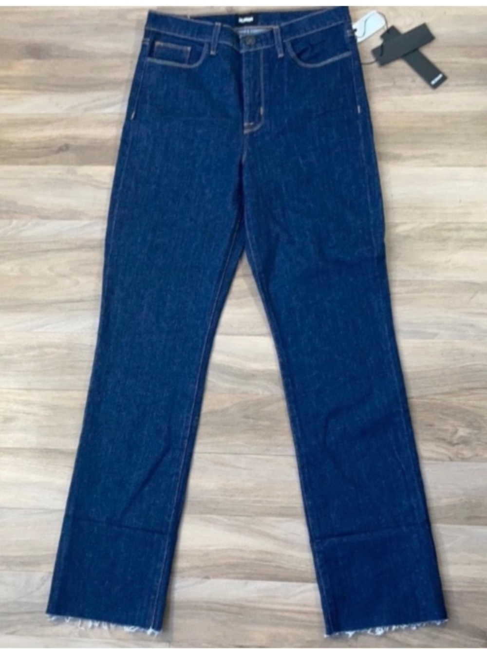 Hudson jean high rise Zoeey deep cuff straight crop jean casual denim size 27 - Picture 10 of 17